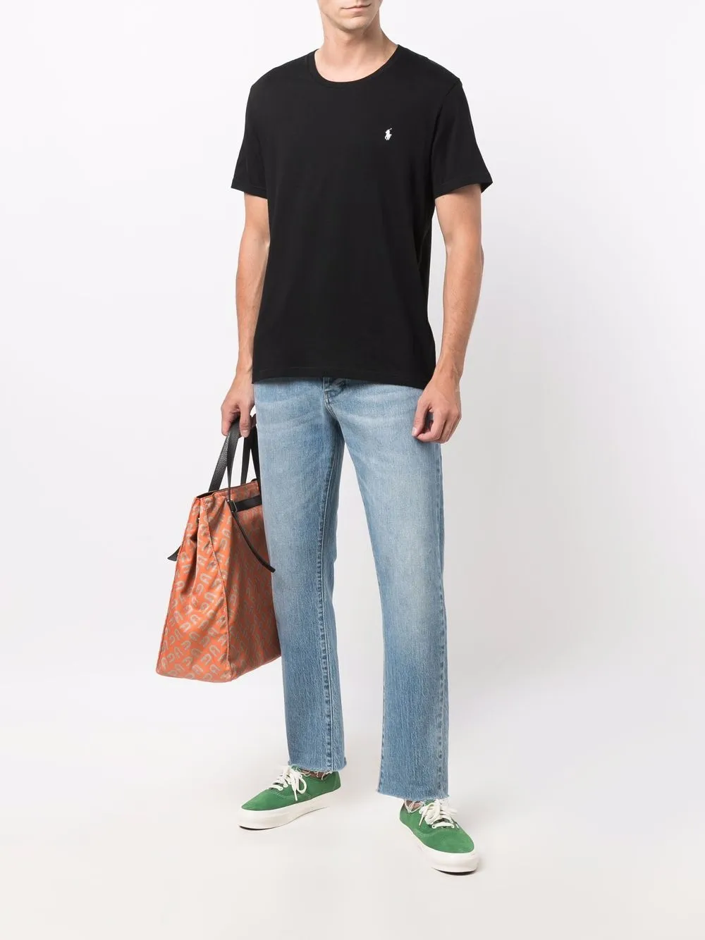 Футболка с вышивкой Polo Pony POLO RALPH LAUREN, черный — фото 2