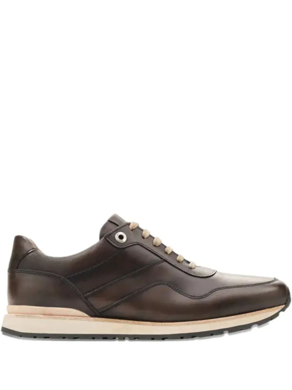 

Кеды на шнуровке без каблука Lottusse, коричневый