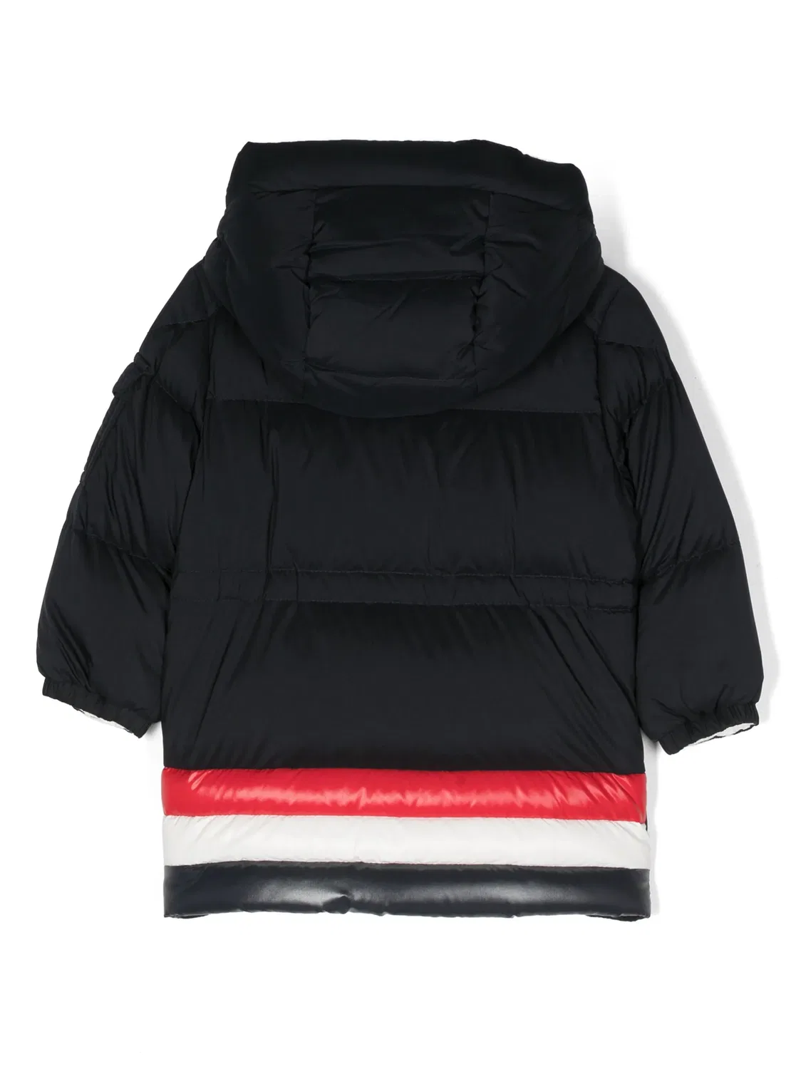 Куртка с капюшоном и стеганым узором Moncler, синяя — фото 3