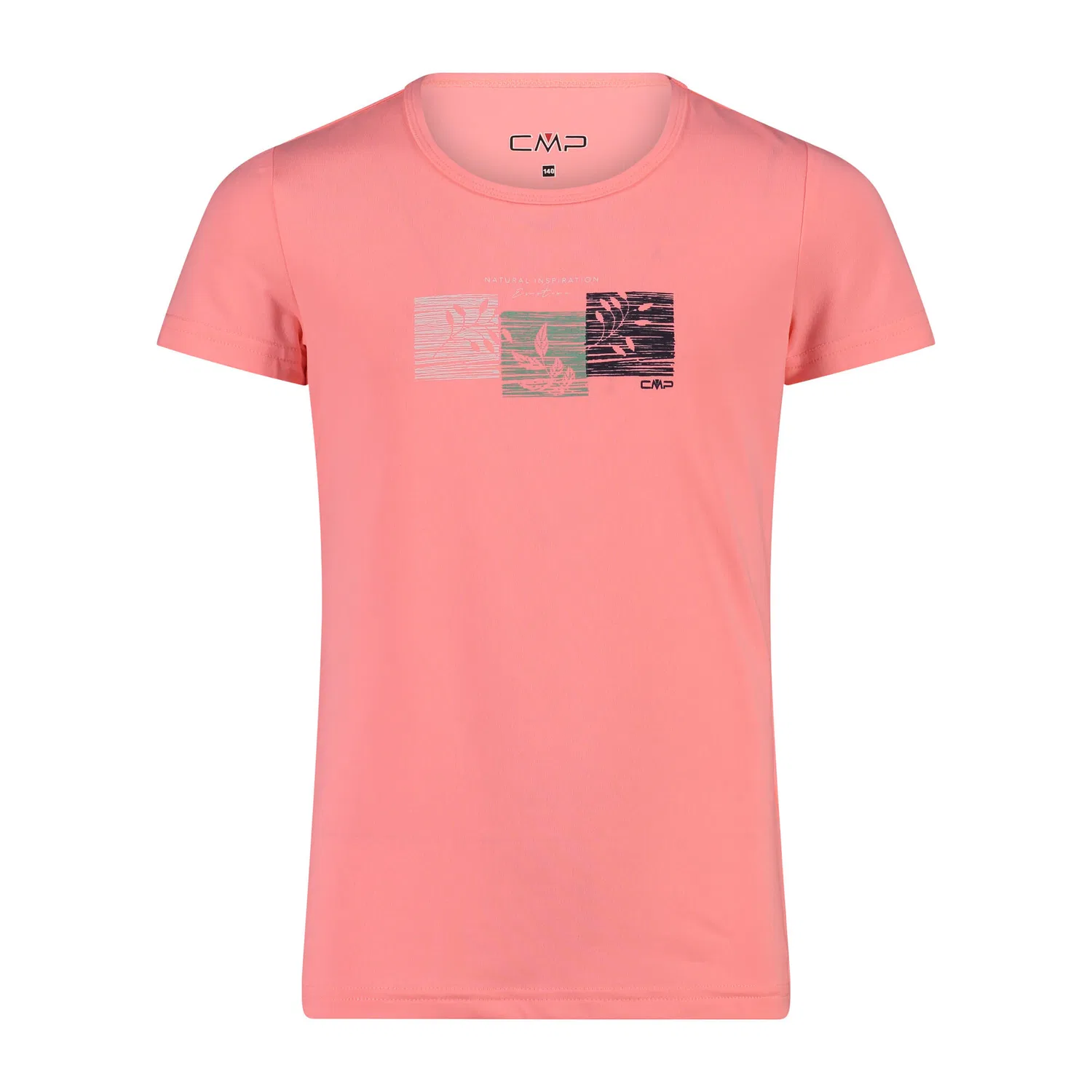 Детская футболка с принтом KID G T-SHIRT Cmp, Korallenrosa