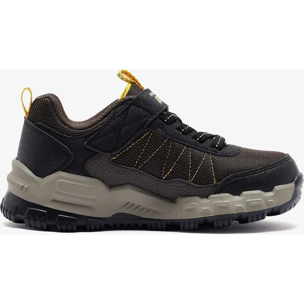 Детские кроссовки для мальчиков водонепроницаемые на липучках Adventure Track Skechers, Brown — фото 2