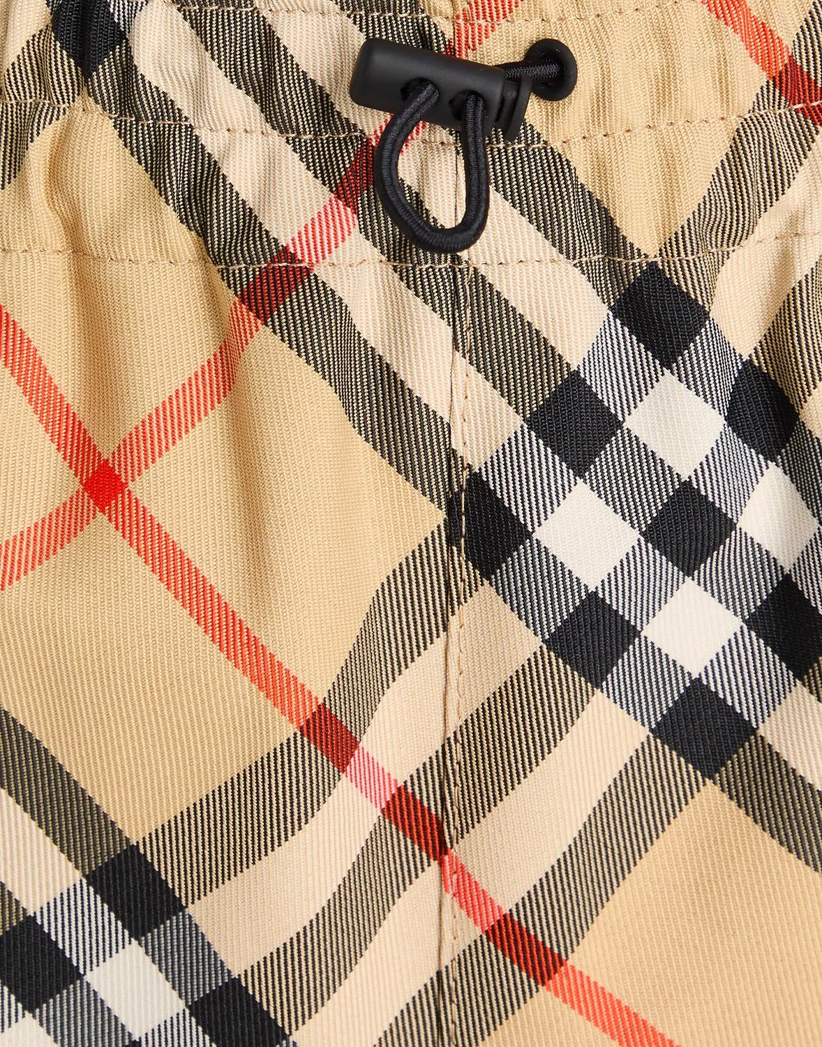 Женские шорты с высокой посадкой с принтом Burberry, бежевый — фото 4