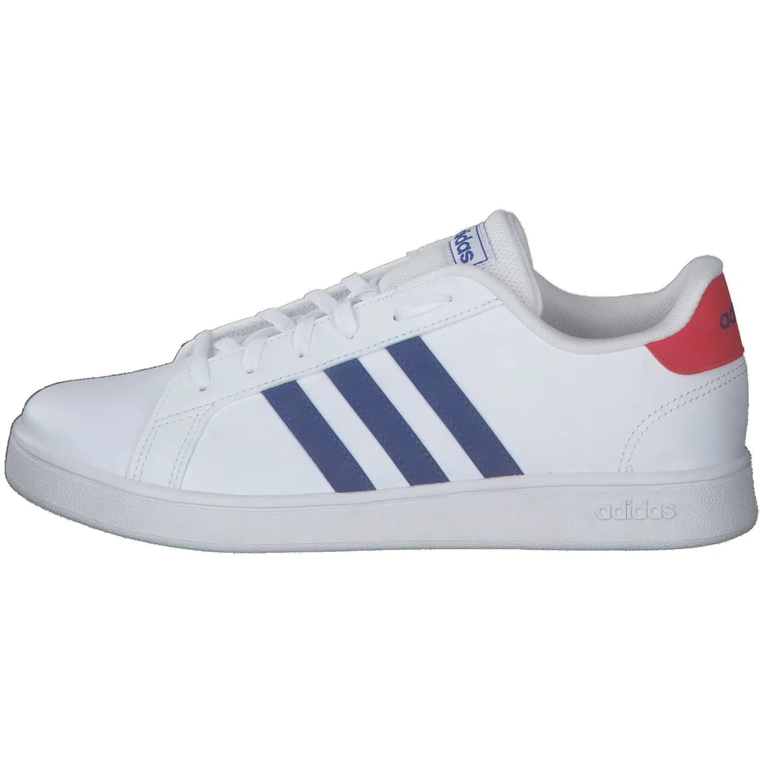 Детские кроссовки для мальчиков с закрытым носком Grand Court Adidas, Ftwbla Azurea Rojint — фото 2