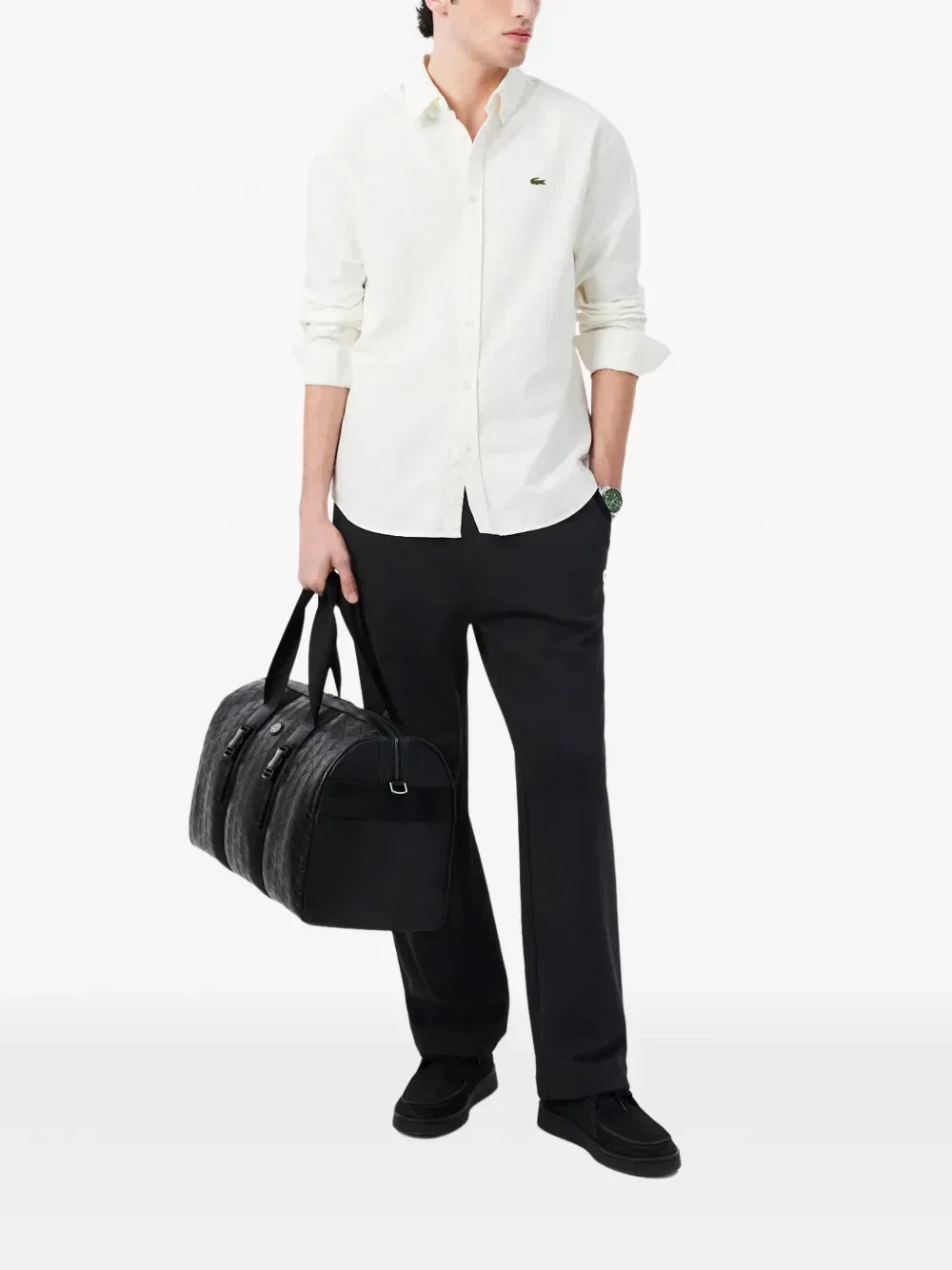 Свободные спортивные брюки Lacoste, черный — фото 2