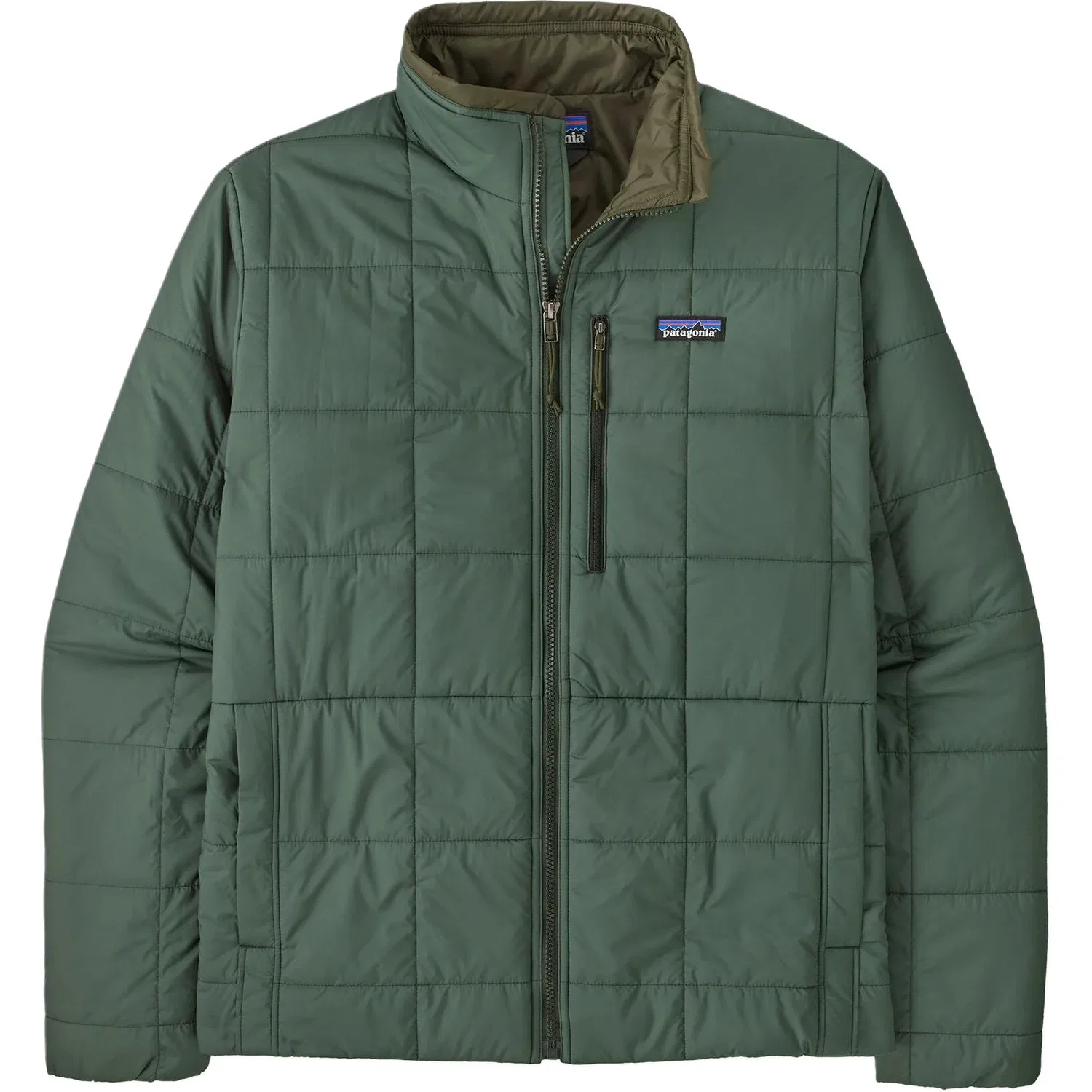 Мужская куртка-пуховик с принтом Light Gust Puffer Jacket Patagonia, Virgin Forest Green/OLGG