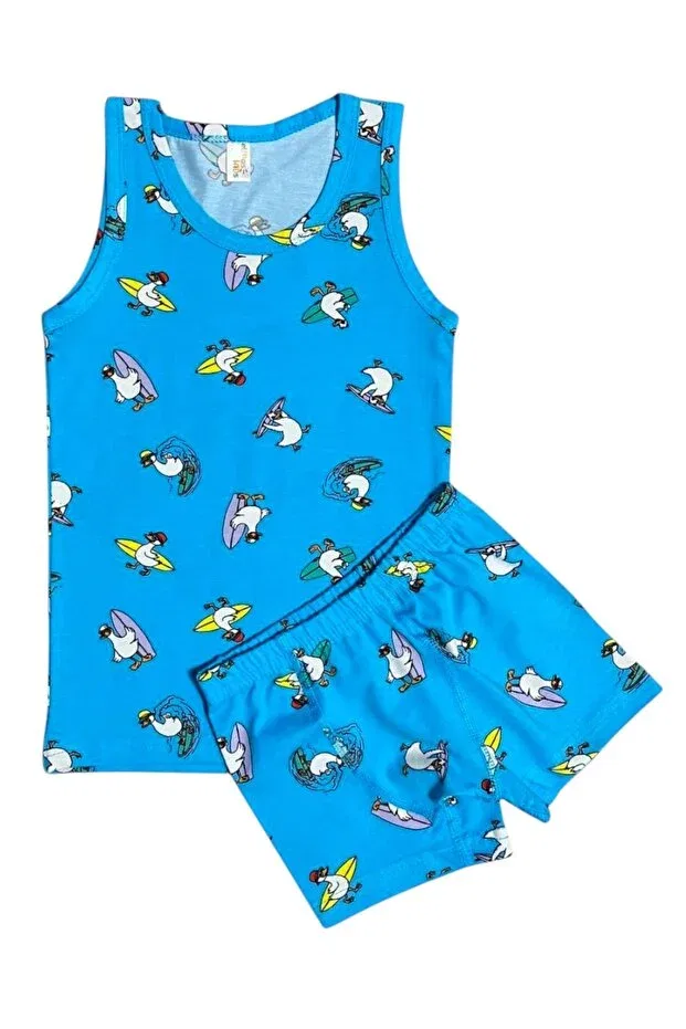 Детское белье для мальчиков хлопковое Surfer Duck Fil Kids, Blue