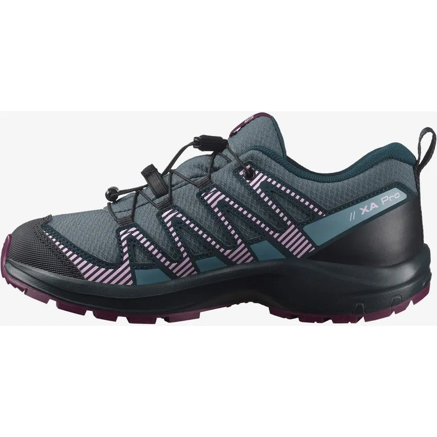 Детские кроссовки Salomon XA Pro V8 Cswp J, Зеленый — фото 3