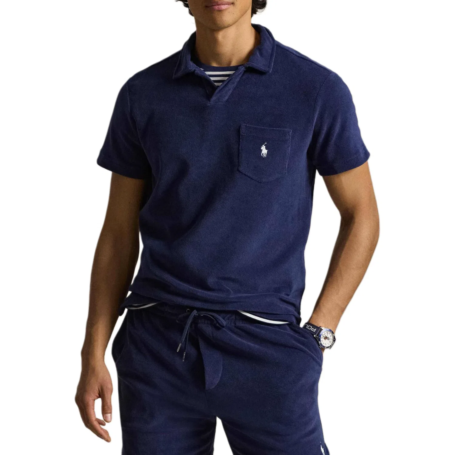 Мужское поло Navy Blue Polo Ralph Lauren — фото 4