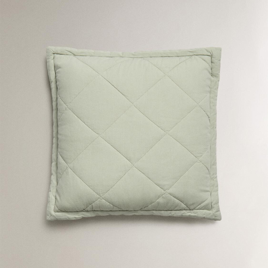 

Детский чехол для подушки Zara Home Diamond, светло-зеленый/бежевый