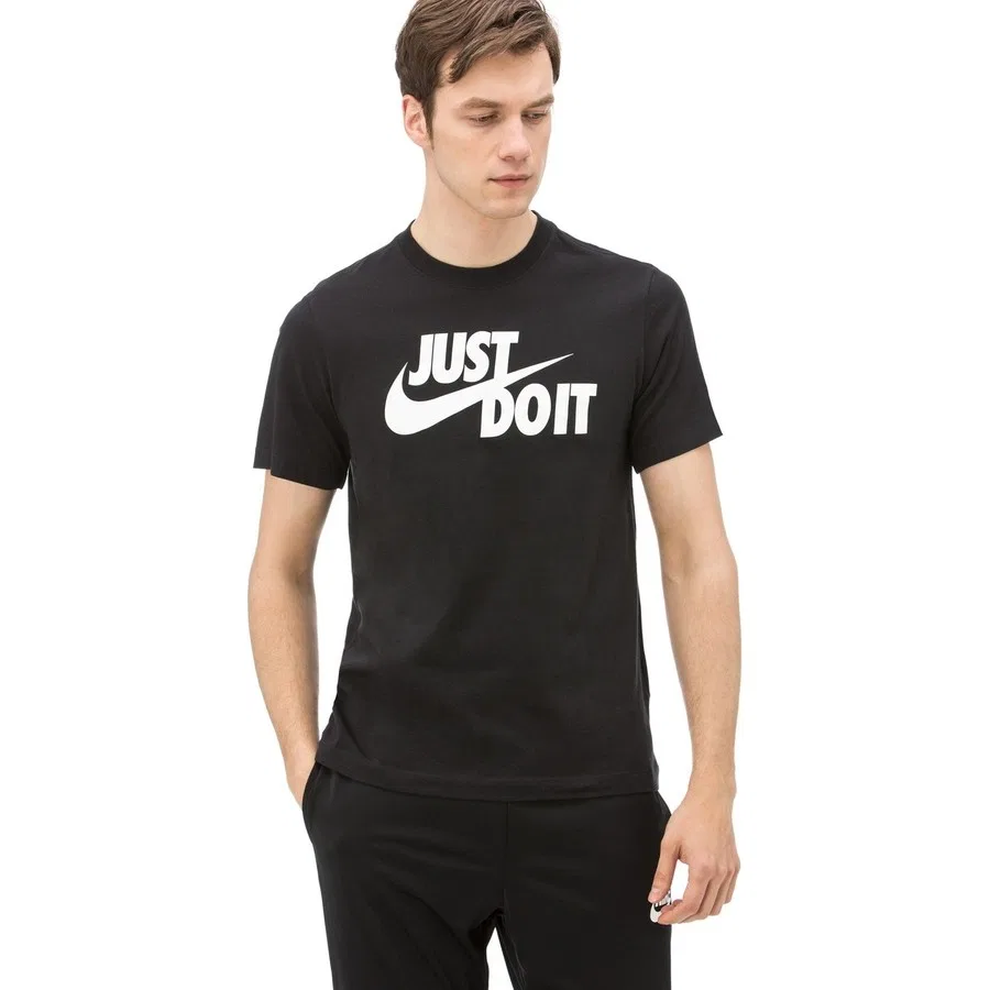 Мужская футболка с принтом Sportswear Jdi Nike, Черный