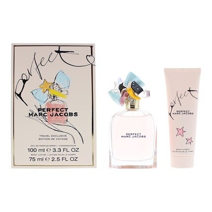

Marc Jacobs Perfect Fragrance Set Eau de Parfum Spray 3.4oz и Luminous Body Lotion 2.5oz - Pack of 2