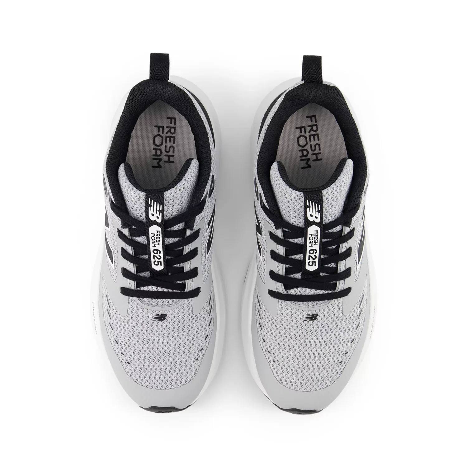 Детские кроссовки дышащие 625 Lace New Balance, Grey Matter With Shadow Gray And Black — фото 4