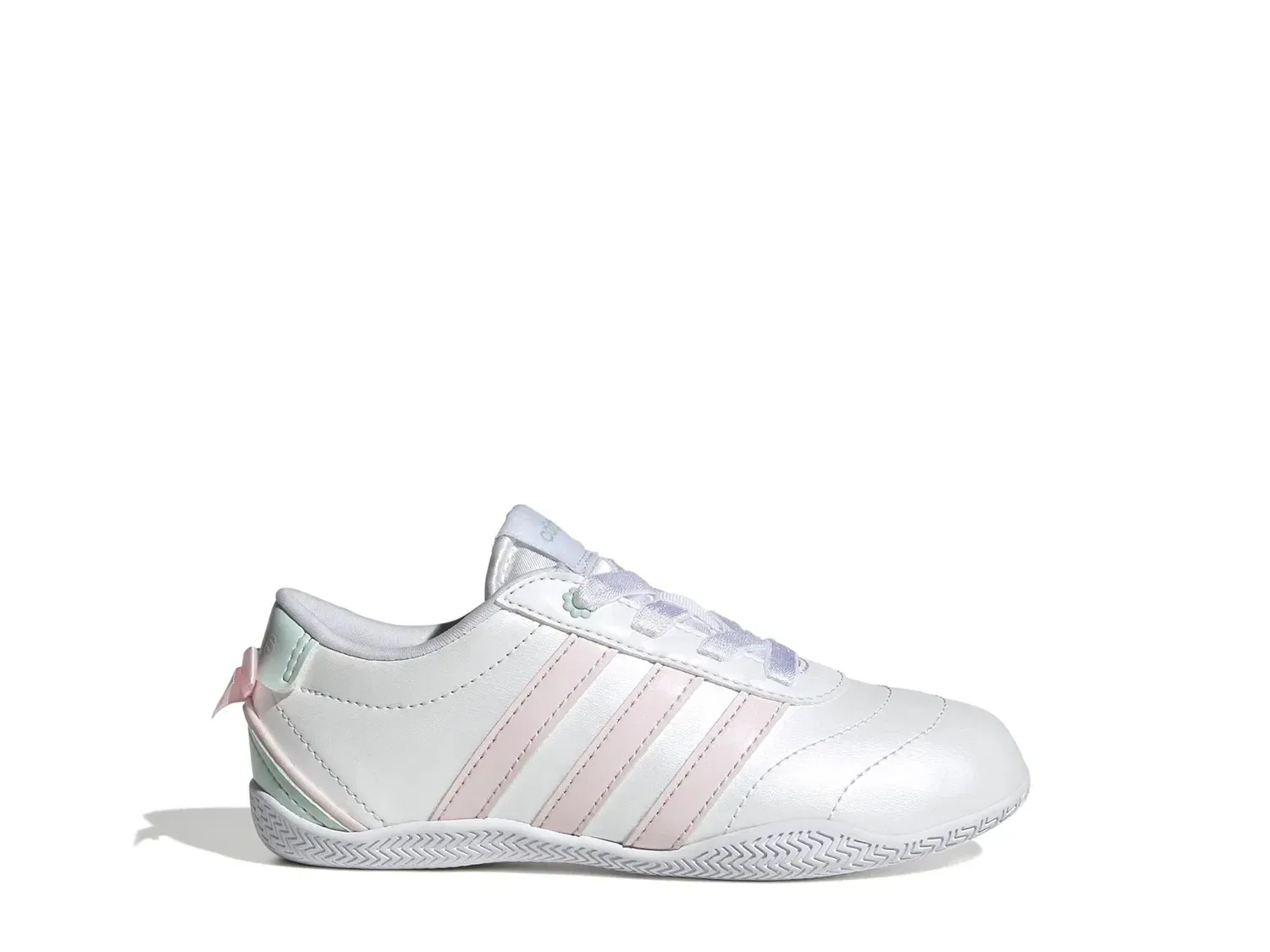 Кроссовки Grand Court Lo, adidas, белый/розовый — фото 3
