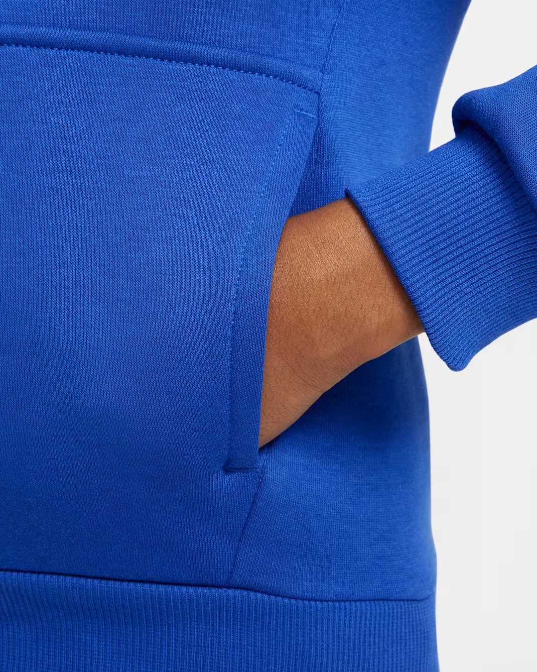 Толстовка для детей постарше Nike Sportswear Club Fleece, Game Royal/White — фото 4