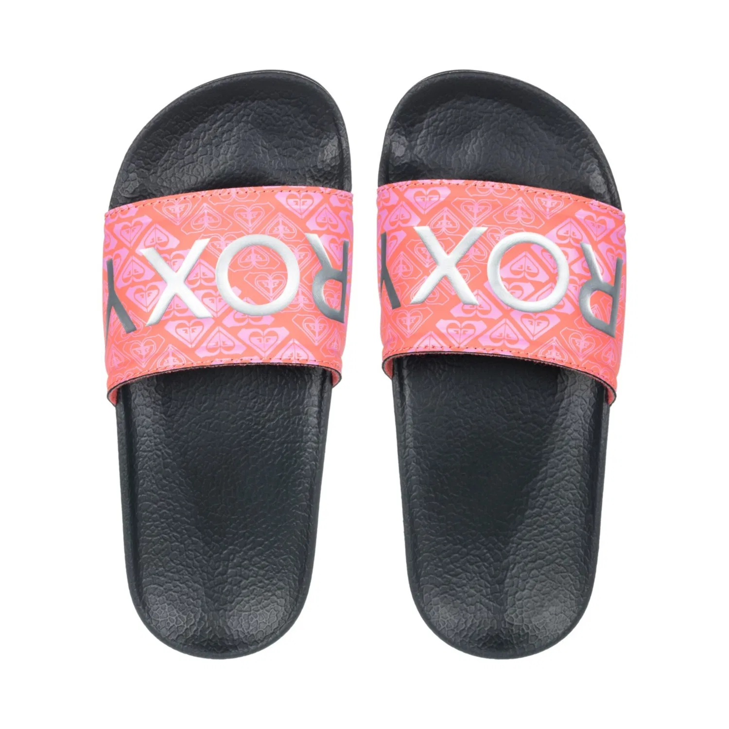 Детские сандалии с EVA подошвой Rg Slippy Ii Roxy, Black/Red Print — фото 3