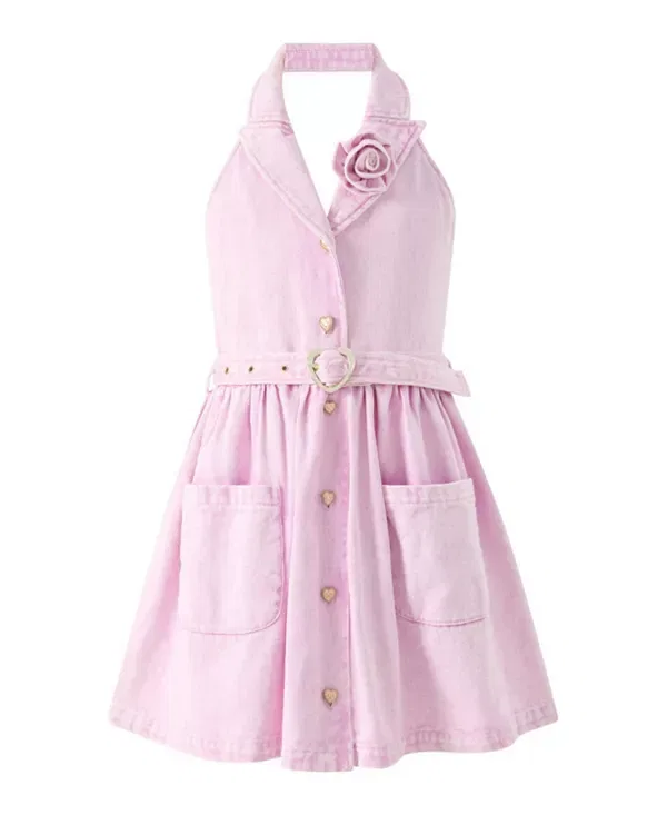 Детское платье для девочек без рукавов Marlo Kids, розовый