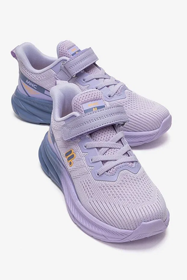 Детские спортивные кроссовки для девочек с принтом Minican, Lilac