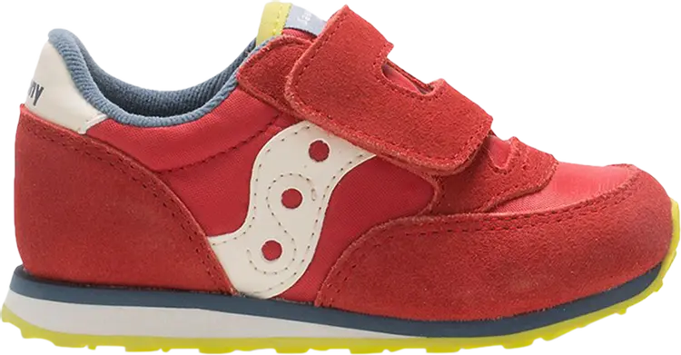 

Кроссовки Saucony Jazz Hook & Loop Little Kid Red Blue Lime, красный