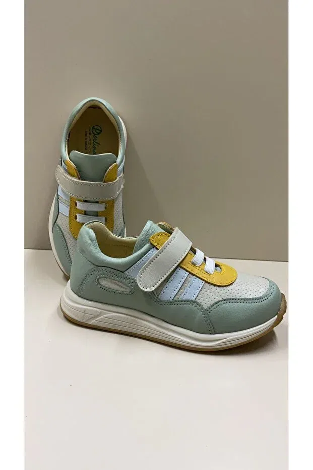 Детские спортивные туфли для девочек без каблука Eren Premium, Khaki — фото 4