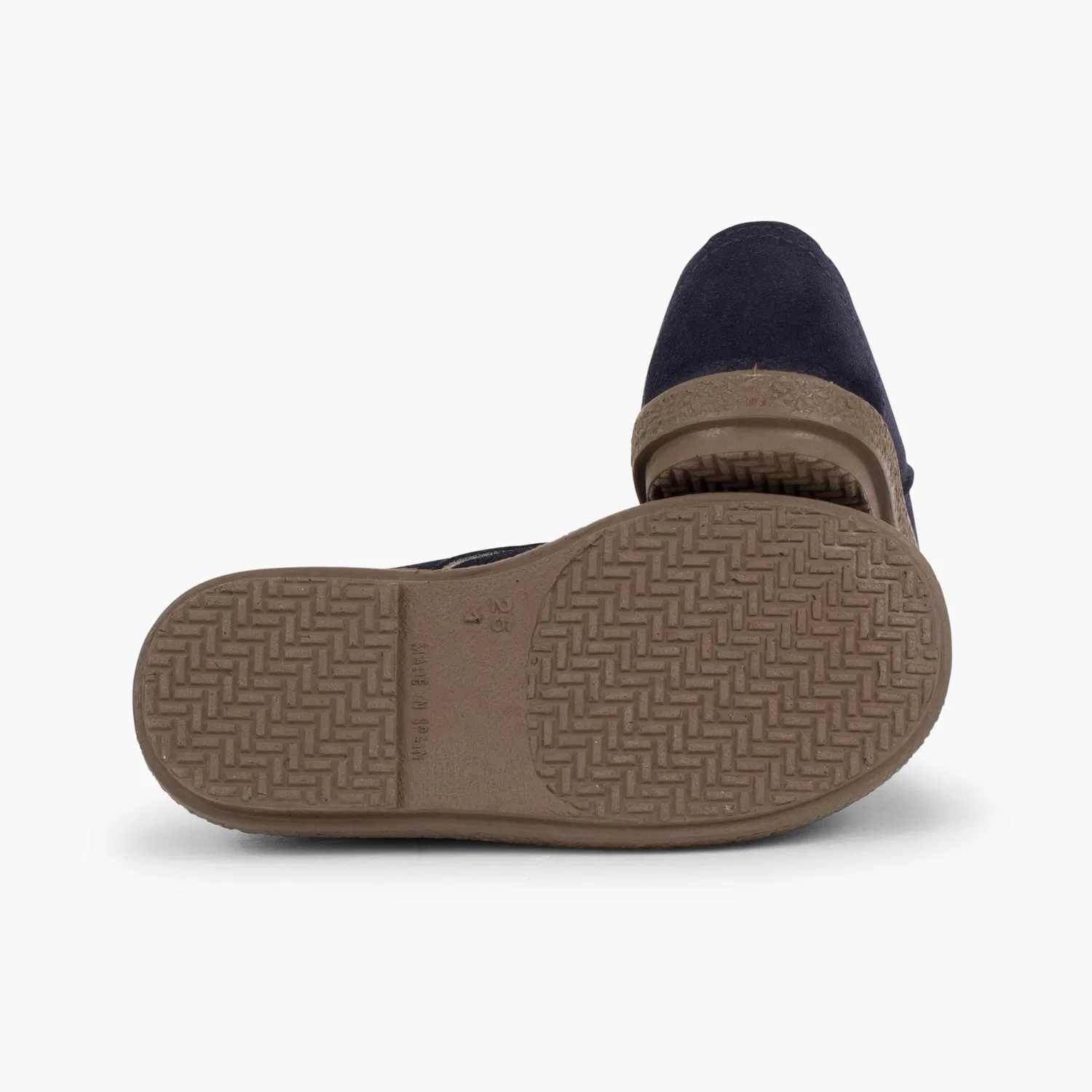 Детские туфли-лодочки из замши с бахромой Pisamonas, Blue — фото 2