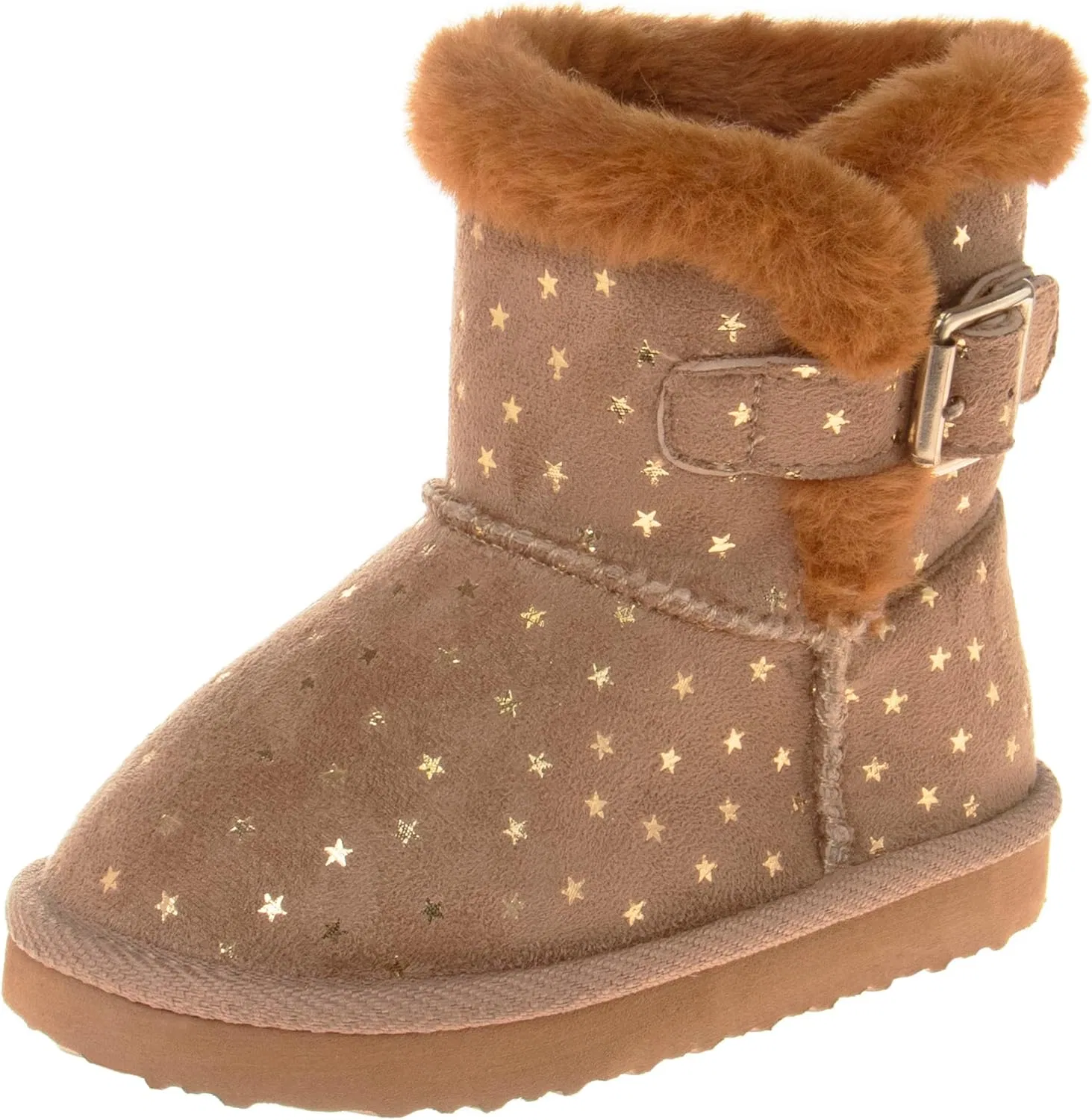 Детские зимние сапоги для девочек с мехом Josmo, Brown