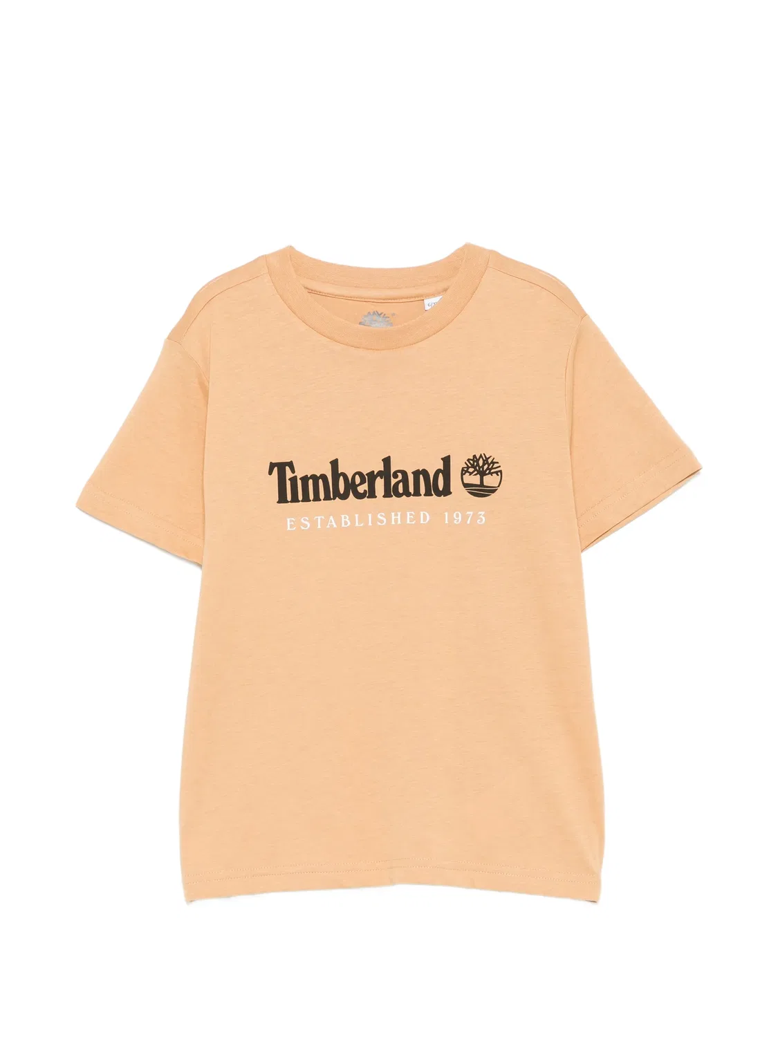 Футболка с логотипом Timberland Kids, нейтральные цвета