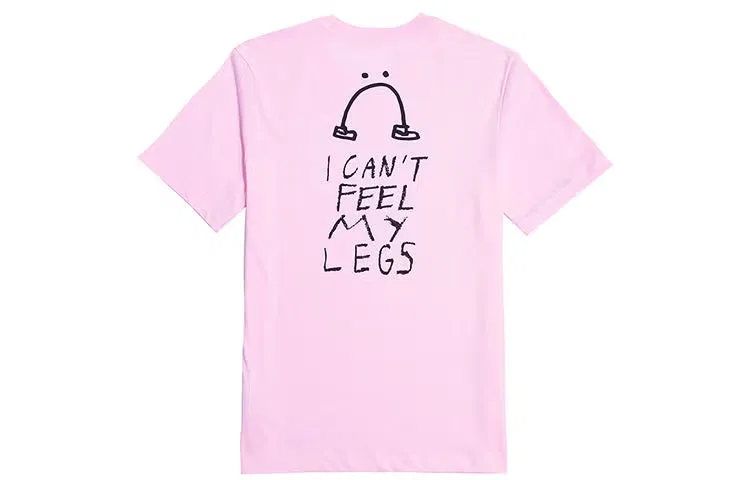 Футболка с принтом I Can't Feel My Legs Nike, розовый