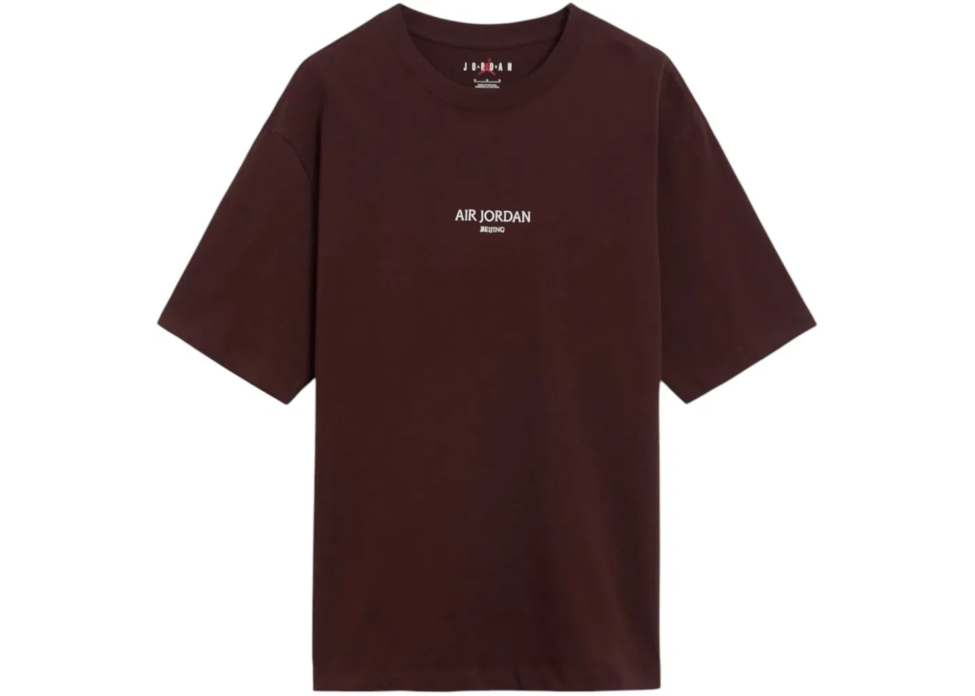 Мужская футболка с принтом Jordan Wordmark Beijing Fleece Tee Earth, Earth