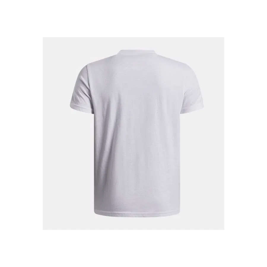 Детская футболка с коротким рукавом UA Hoops Triple Logo Under Armour, Белый — фото 2