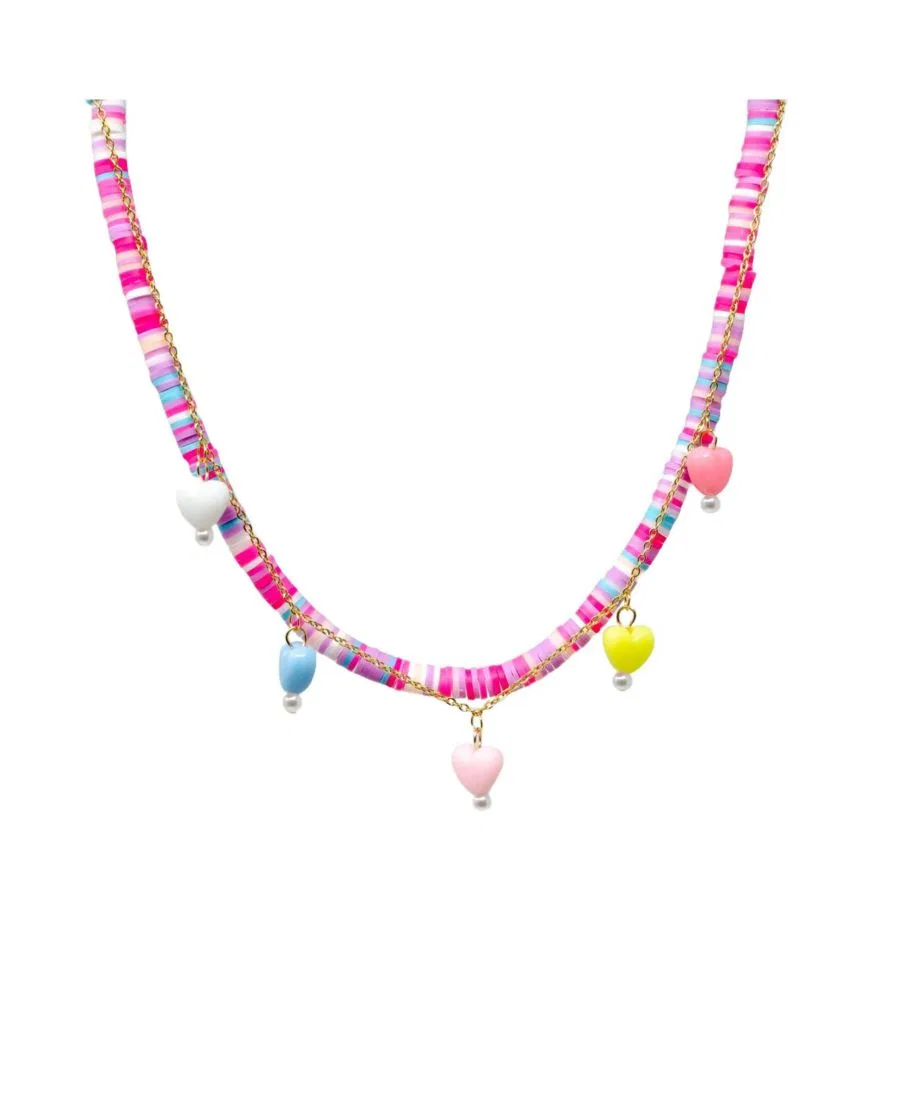 Комплект из двух детских подвесок с дисками и шармами ZOMI GEMS, Multi