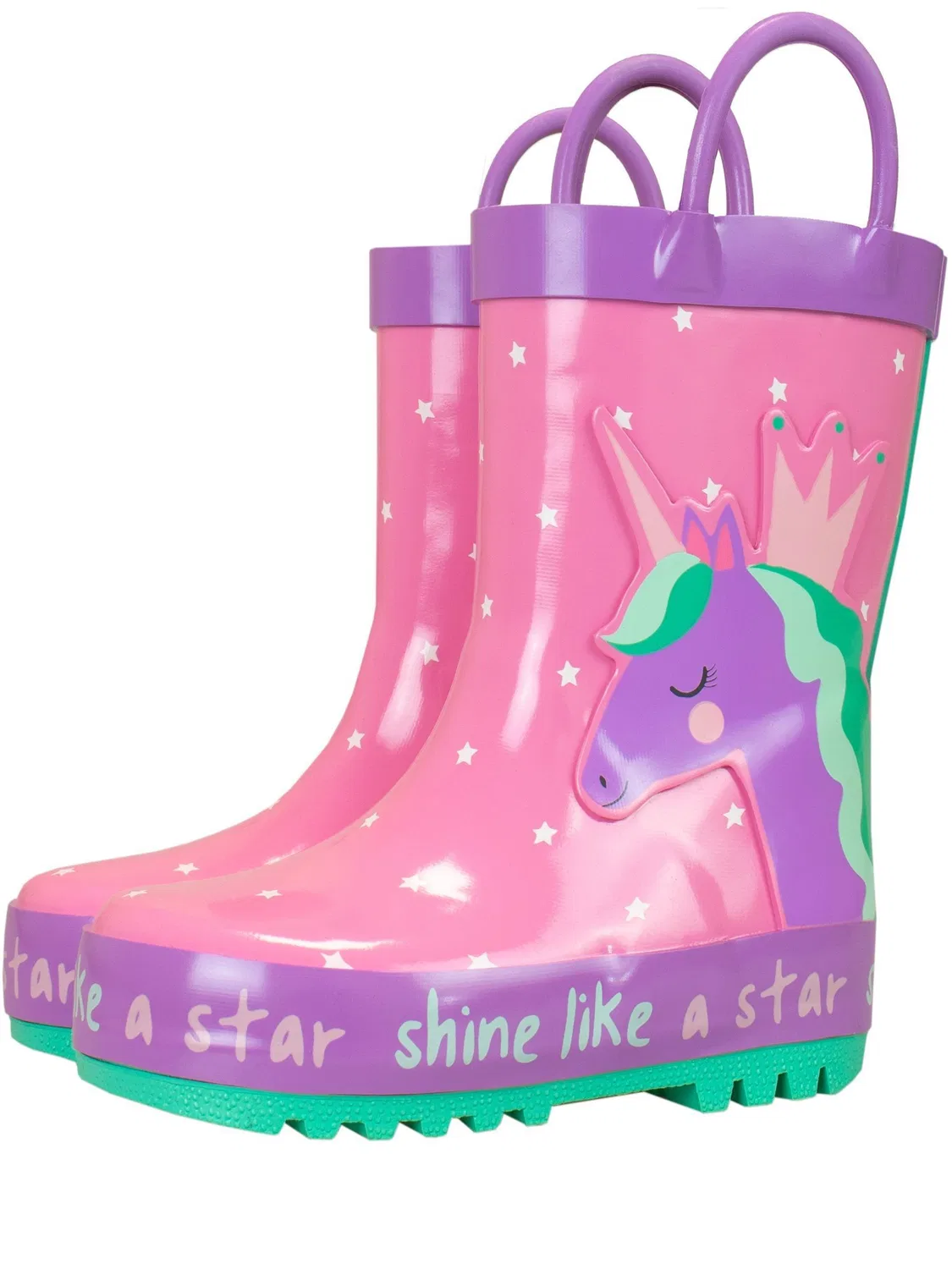 Резиновые сапоги Harry Bear Unicorn, фиолетовый