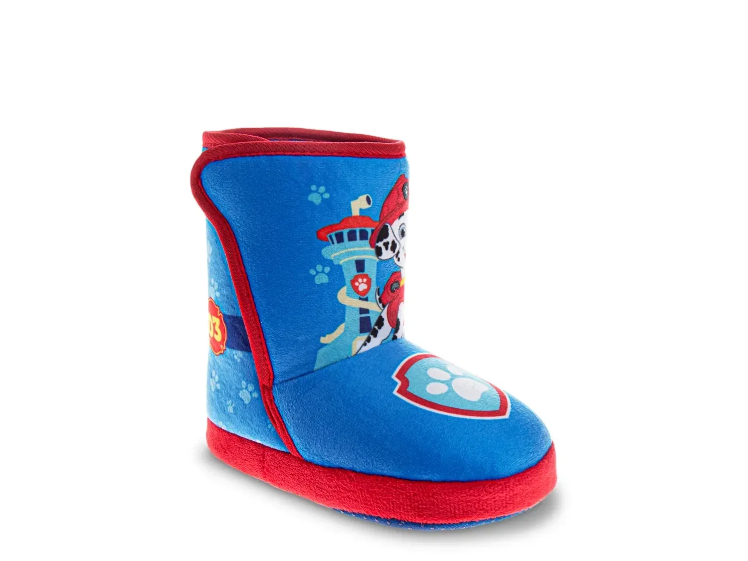 Тапочки-сапожки с персонажами Paw Patrol Marshall и Chase, синие