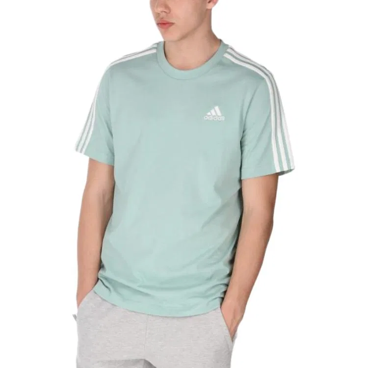 Футболка с круглым вырезом, прямая посадка, Adidas, Turquoise — фото 4