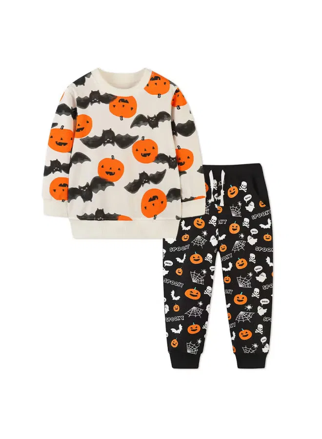 Комплект с принтом тыквы на Хэллоуин, модель Autumn, Aosta Betty Store — фото 2