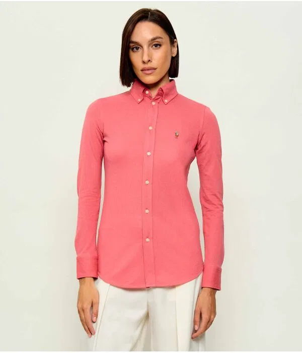 Женская рубашка Regular Fit Oxford Polo Ralph Lauren, Rosa