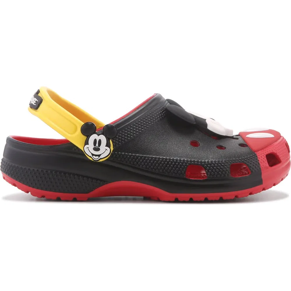 Детские классические сабо Disney Mickey Mouse Crocs, Black Mickey Multi — фото 2