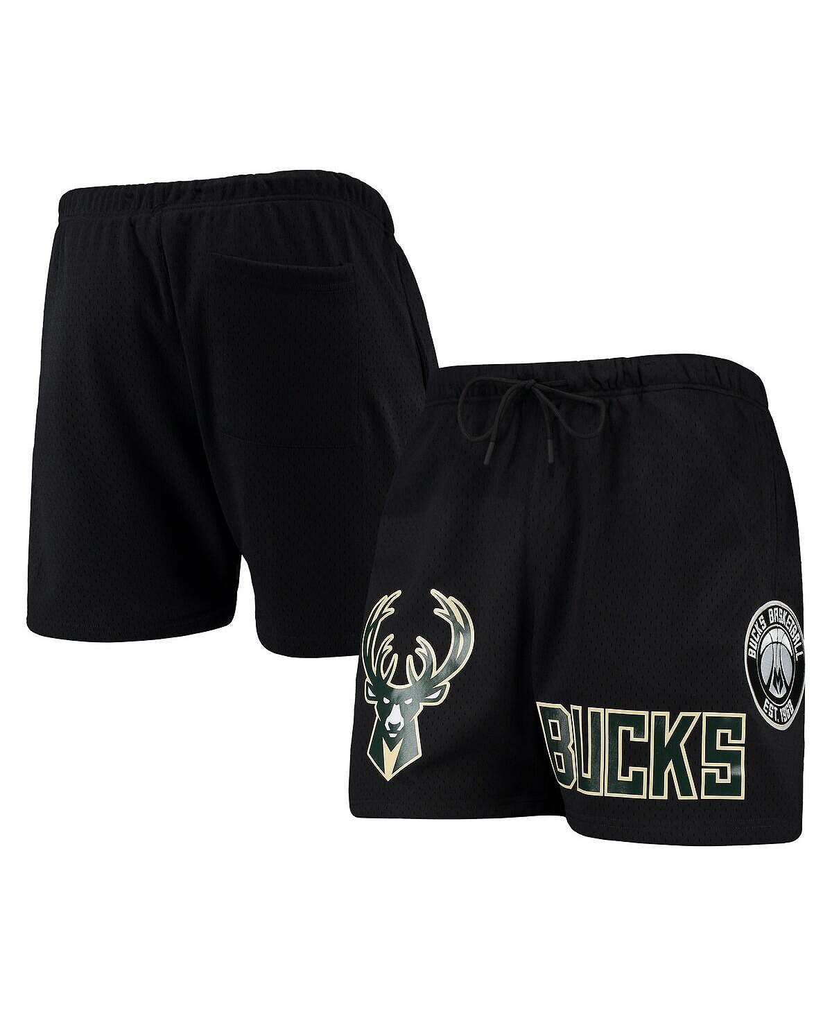 

Мужские черные шорты milwaukee bucks mesh capsule Pro Standard, черный