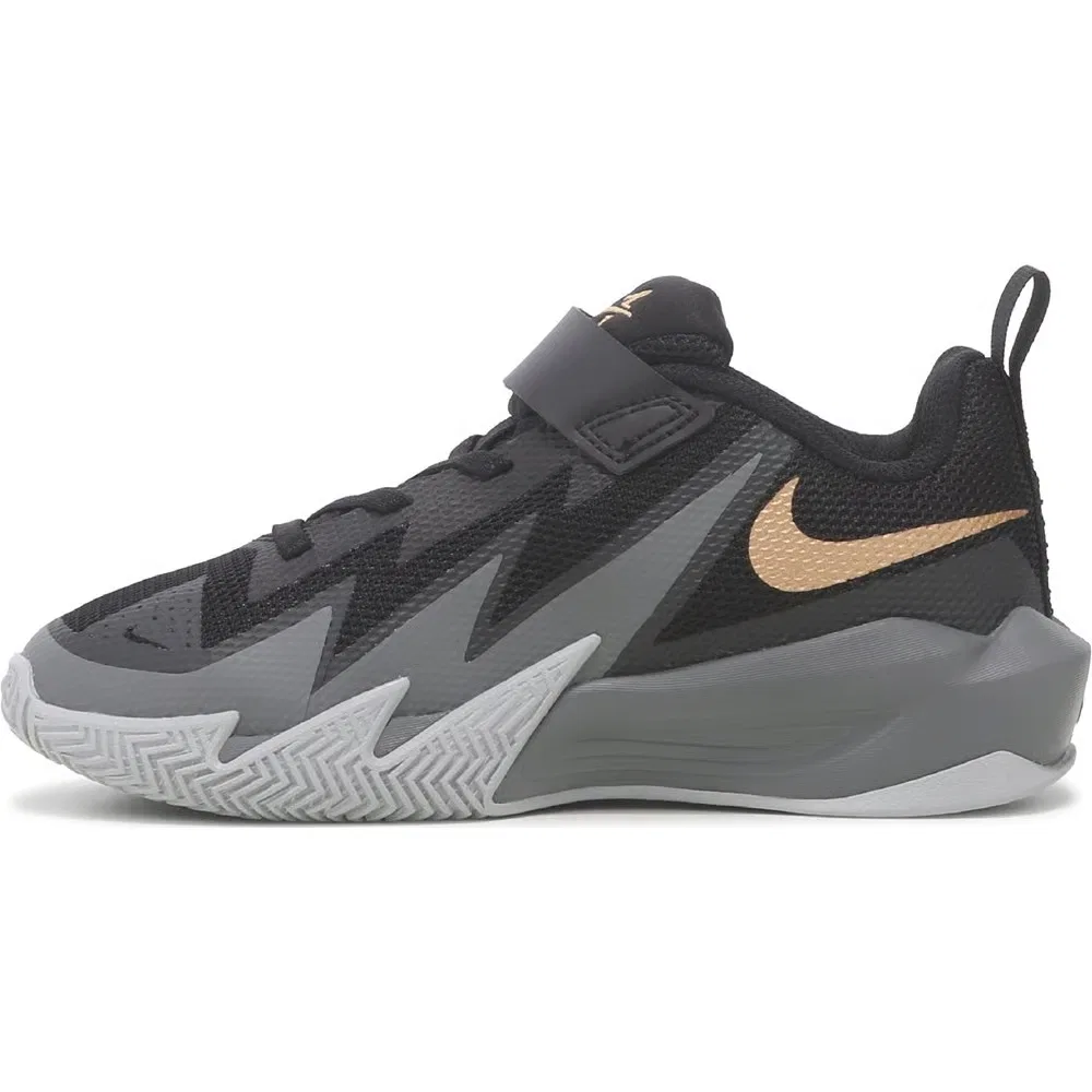 Детские баскетбольные кроссовки Dynamite Nike, Black/Gold — фото 3