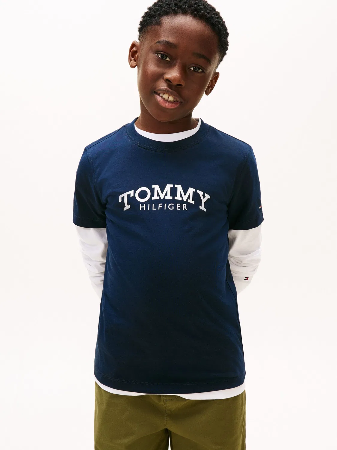 Футболка с логотипом Tommy Hilfiger, синий