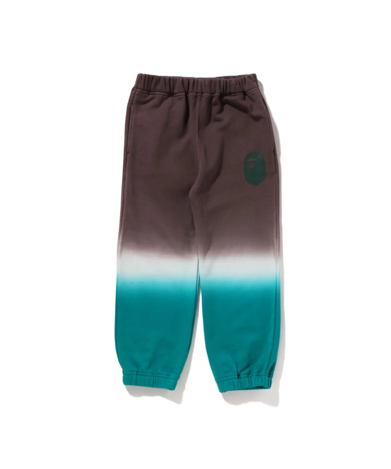 Детские спортивные штаны с градиентом A Bathing Ape, Green