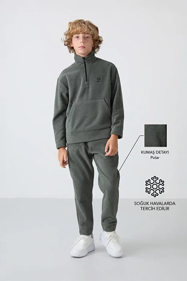 Детский спортивный костюм для мальчиков текстурированный Tommy Life, Khaki