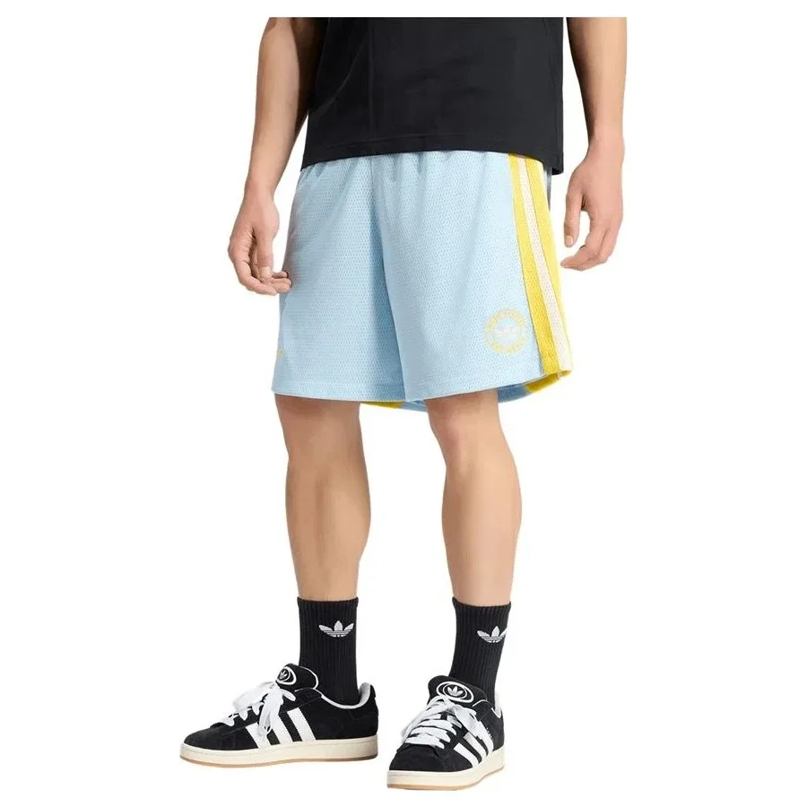 Спортивные шорты с длиной выше колена adidas Santiago Short, Синий — фото 2