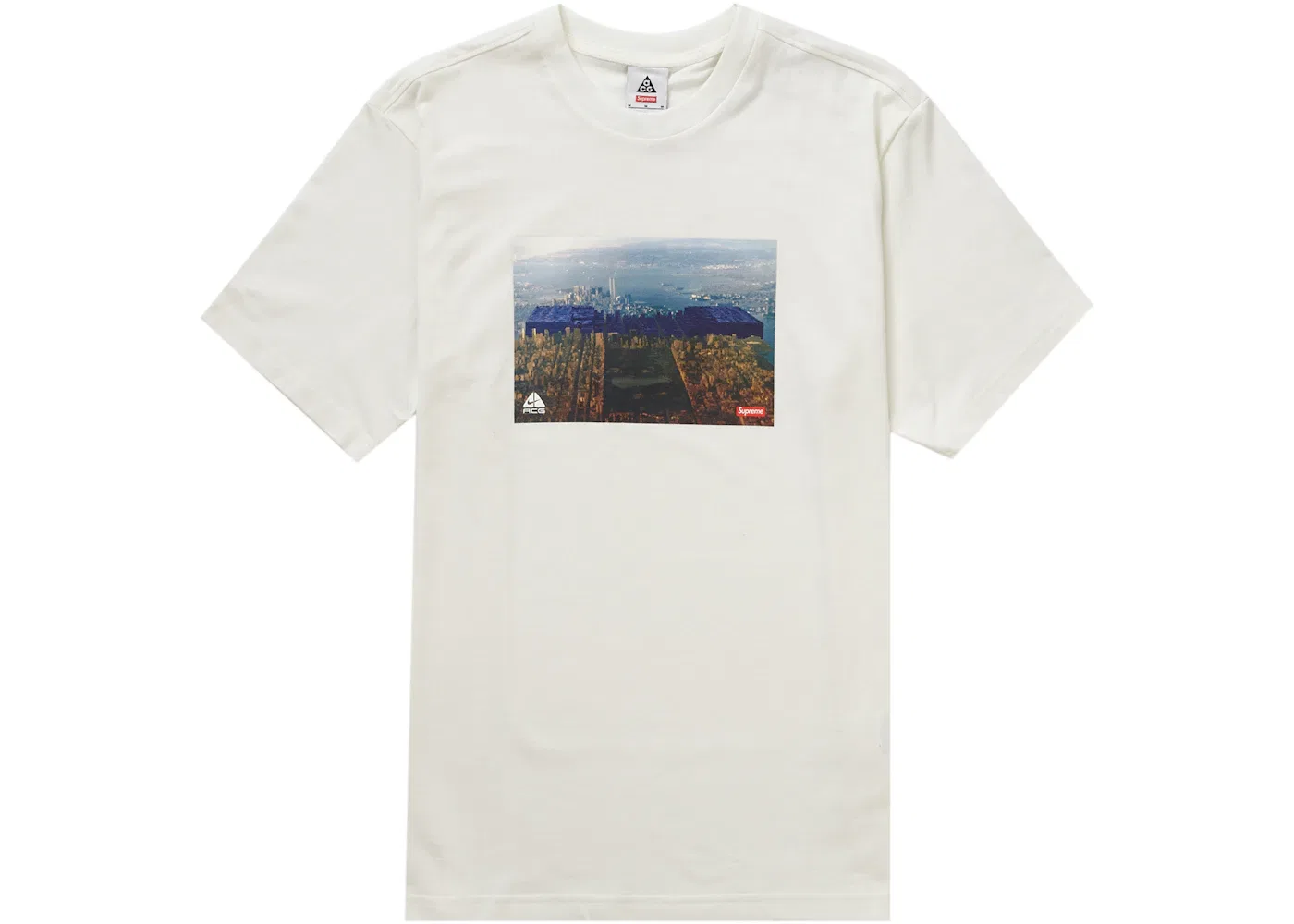Мужская футболка с принтом Supreme Nike ACG Grid Tee, White