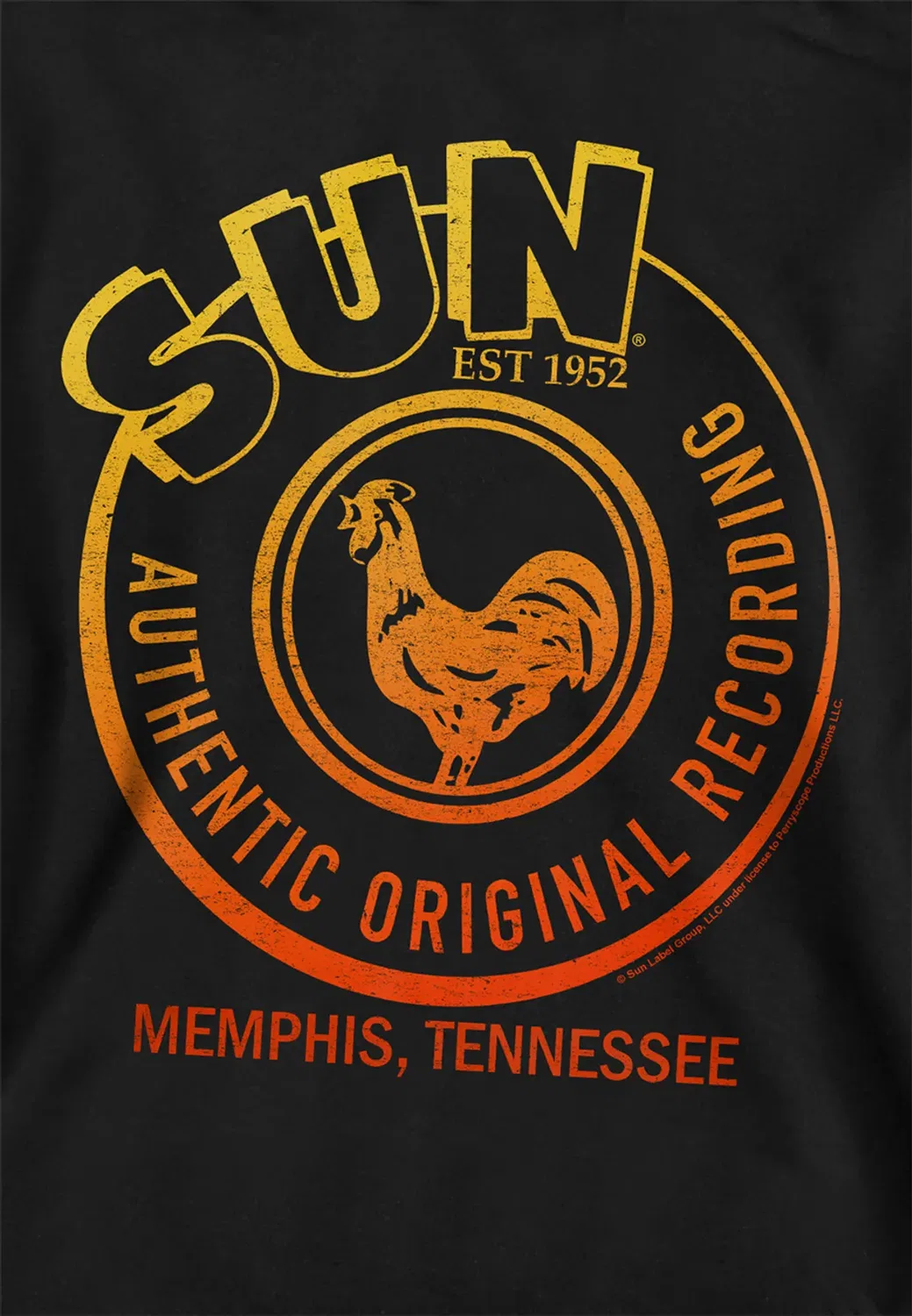 Sun Records Детский худи Sun Authentic Youth Kids Pull-Over, Black — фото 2