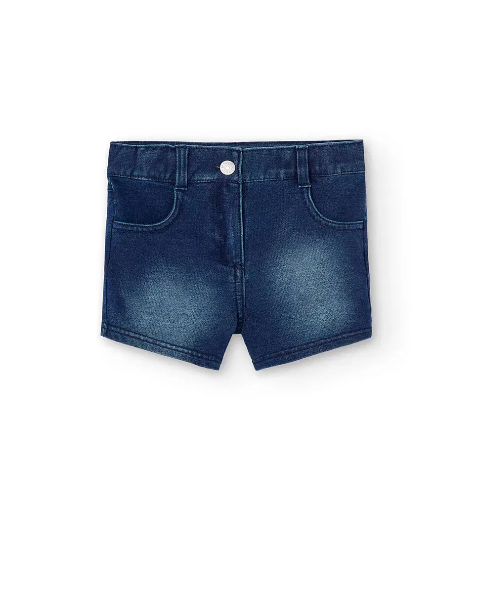 Детские шорты для девочек джинсовые Boboli, Azul