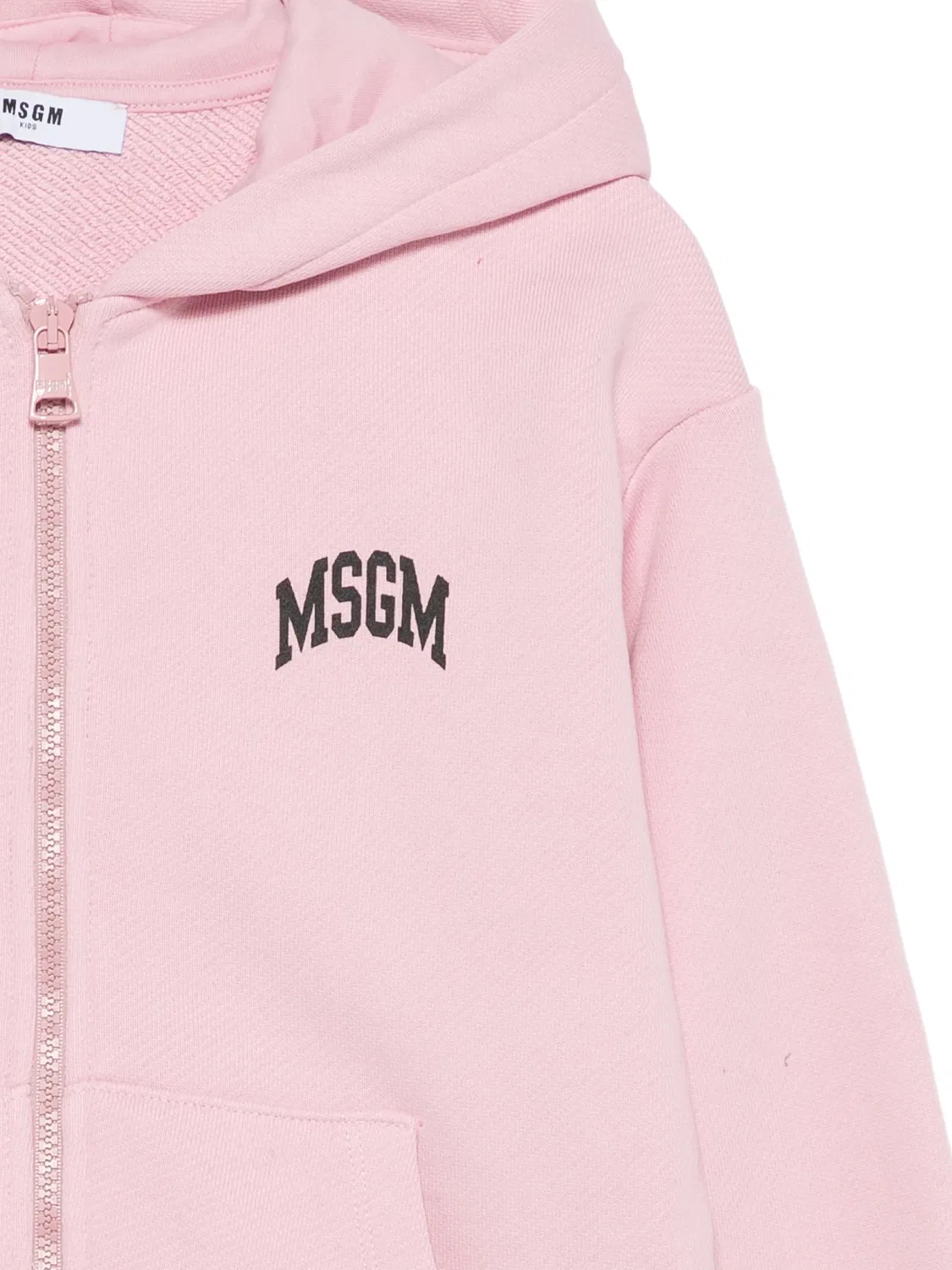 MSGM Худи с логотипом розовый — фото 3