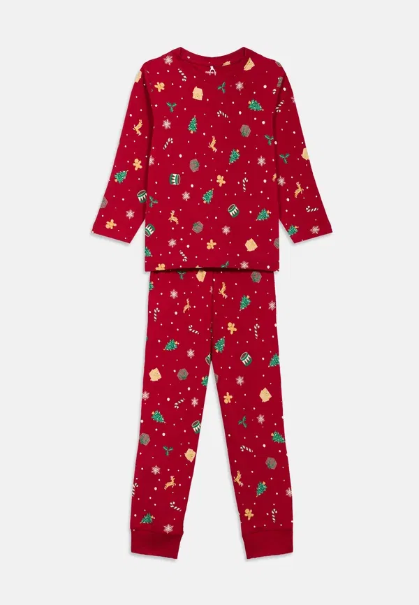 Пижамный комплект джерси Nmnvismas night Name It, Jester Red, красный