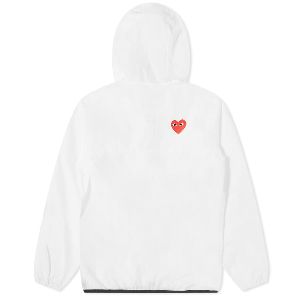 

Куртка omme des Garcons Play x K-Way с молнией во всю длину Comme des Garçons Play, Белый, Куртка omme des Garcons Play x K-Way с молнией во всю длину Comme des Garçons Play