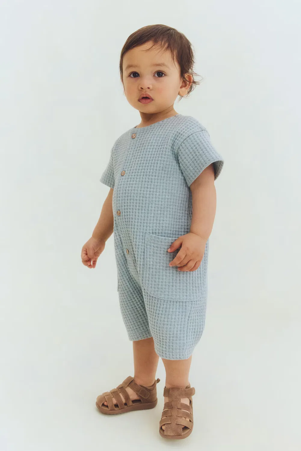 Хлопковый комбинезон H&M, Türkis