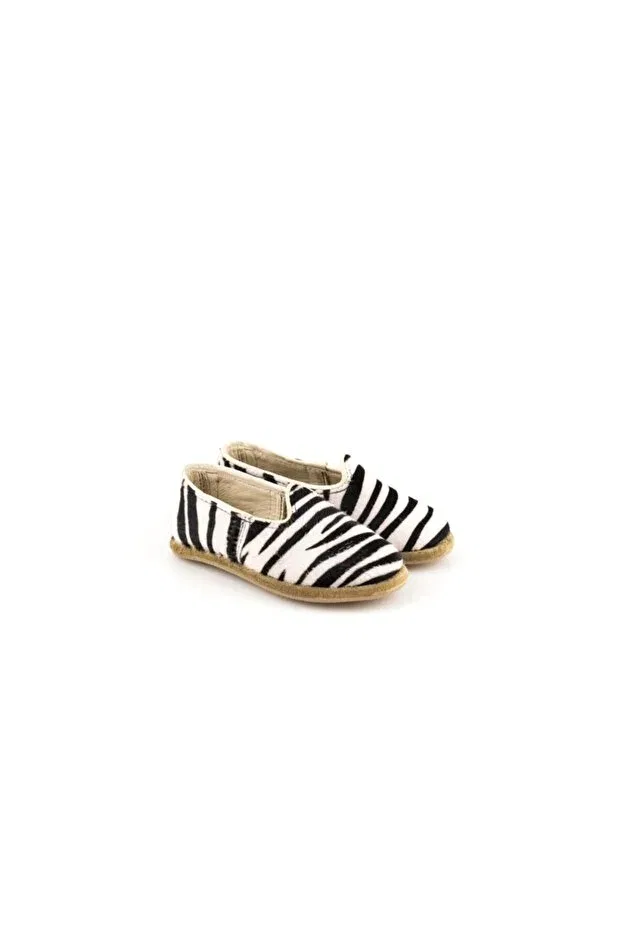 Детские туфли для девочек кожаные Aintap, Zebra